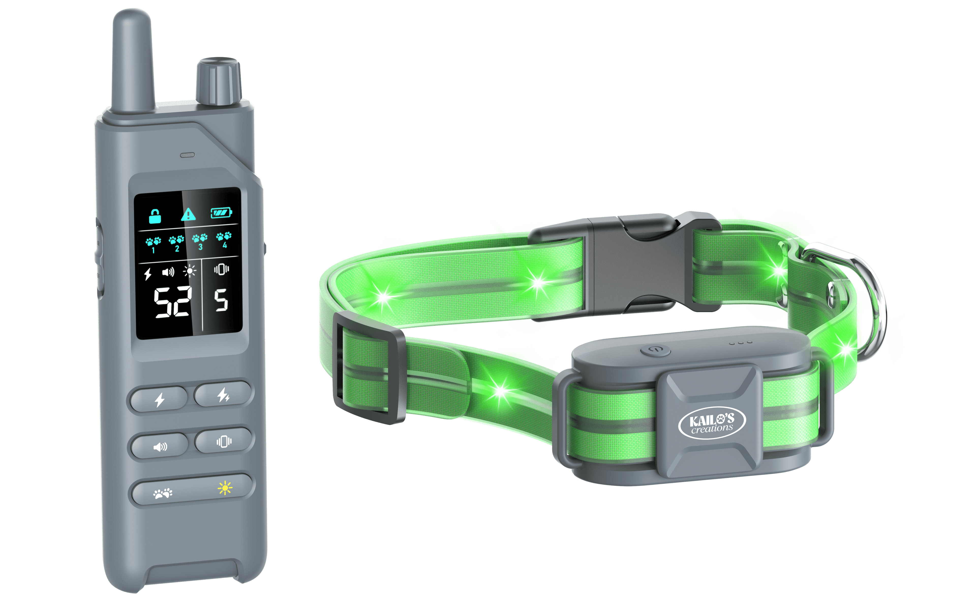 Dog Training Collar with 360° LED Lights