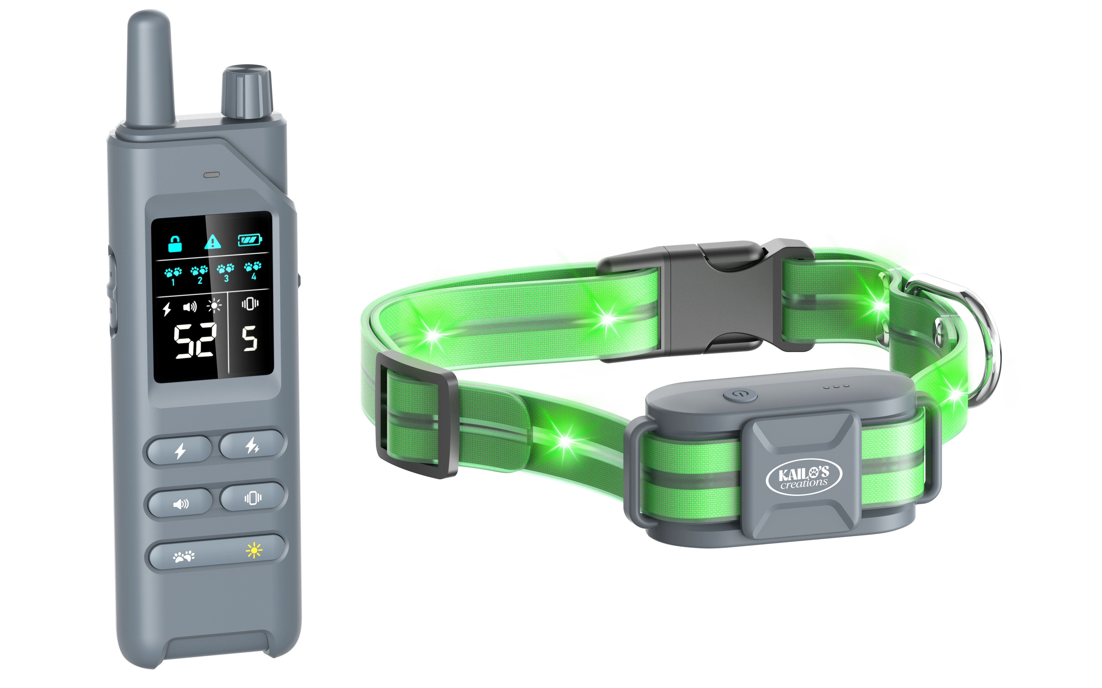 Dog Training Collar with 360° LED Lights