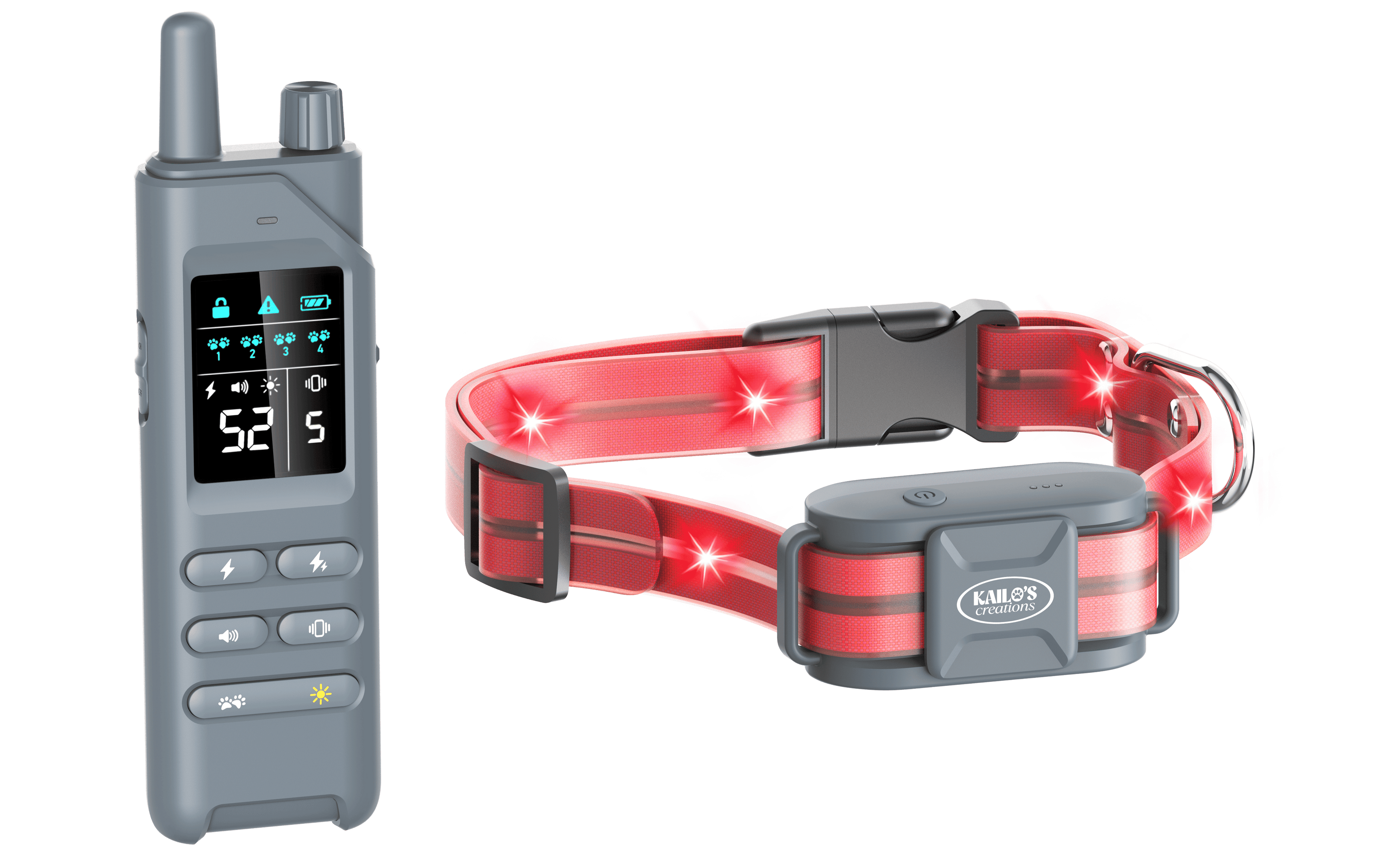 Dog Training Collar with 360° LED Lights
