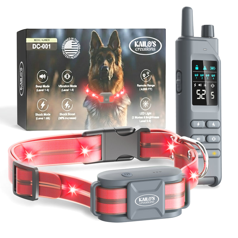 Dog Training Collar with 360° LED Lights