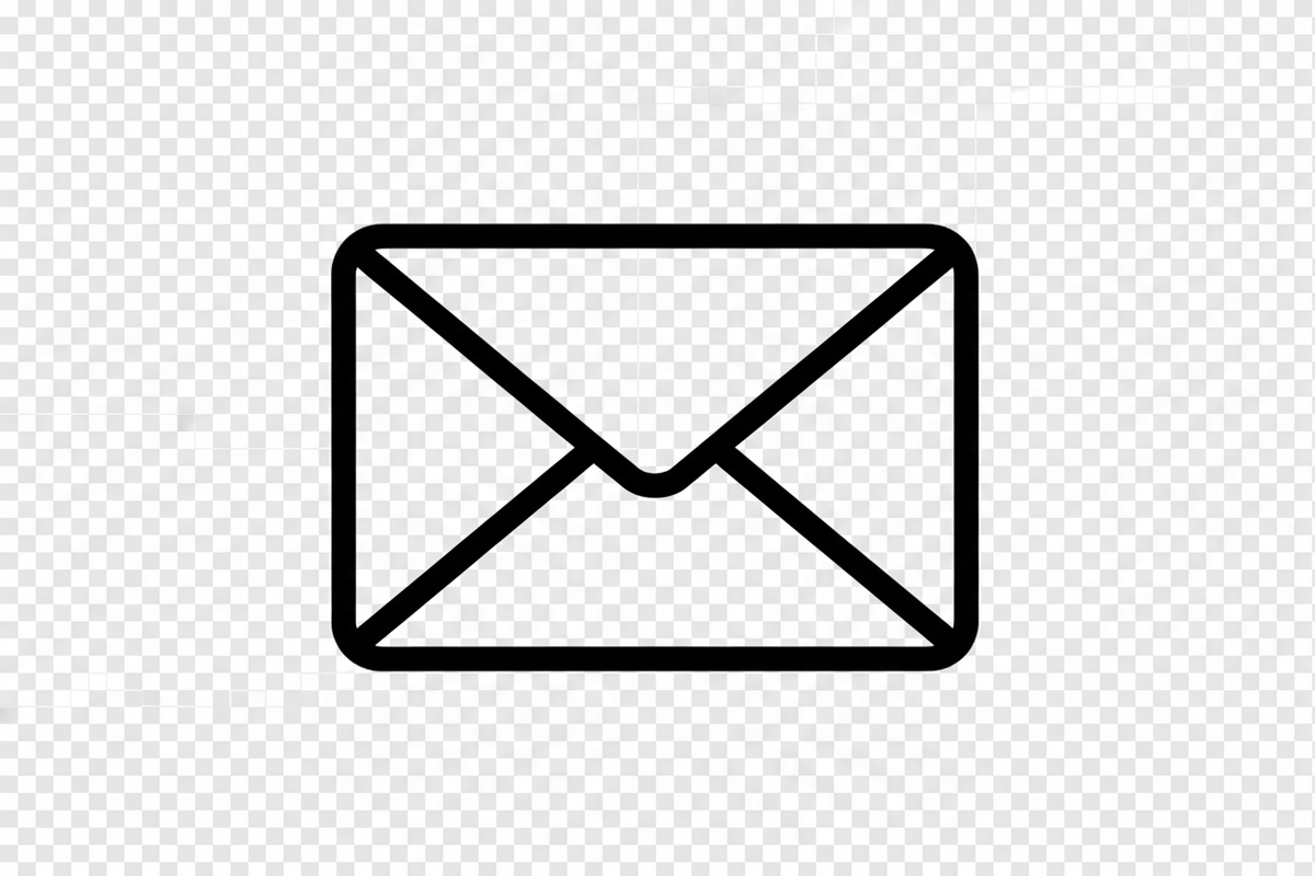 email icon black color